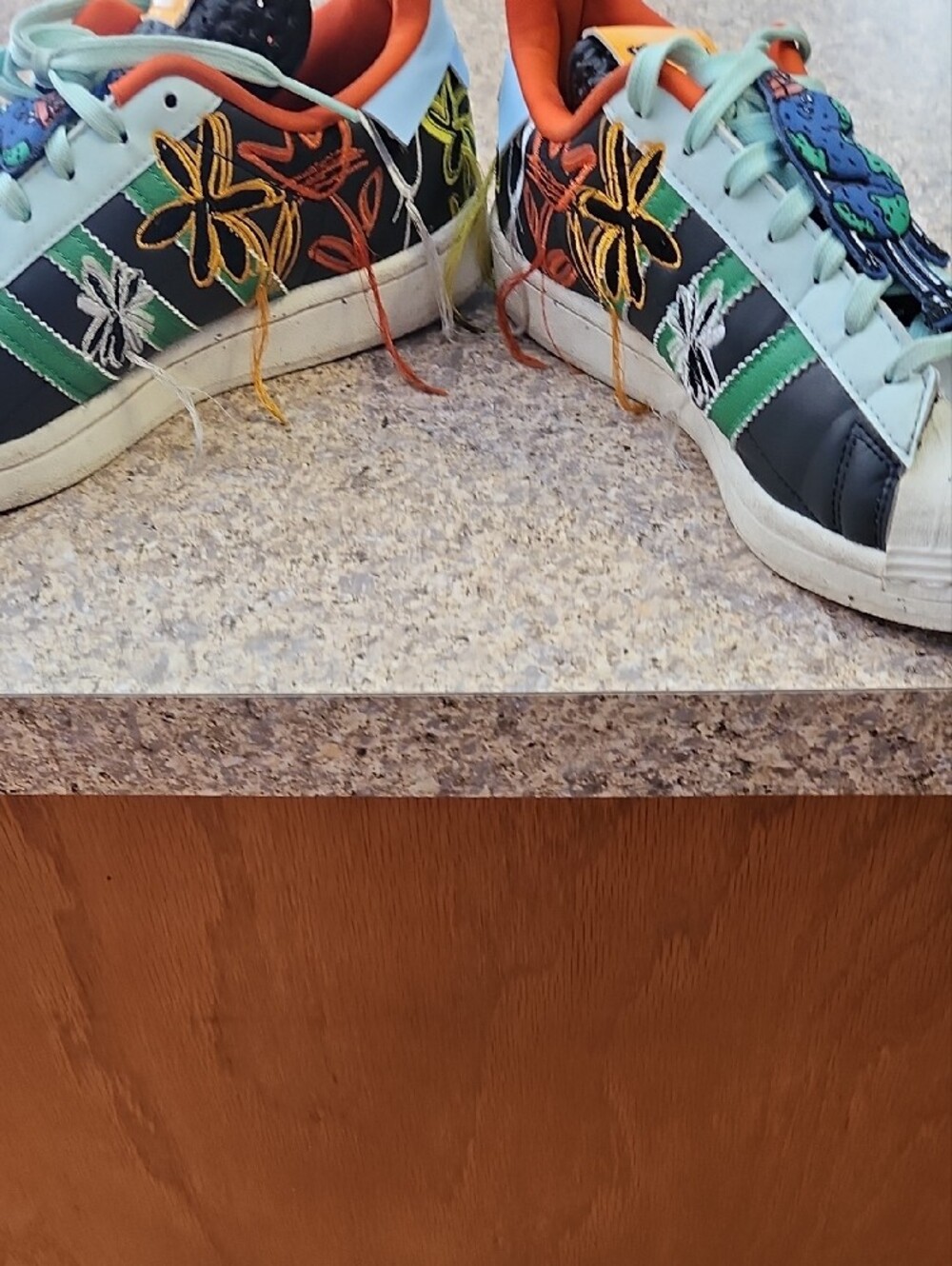 adidas Multicolor Embroidered 'Super Earth' Sneakers - Picture 2 of 7